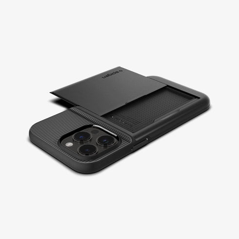 ACS04835 - iPhone 14 Pro Max Case Slim Armor CS in black showing the back